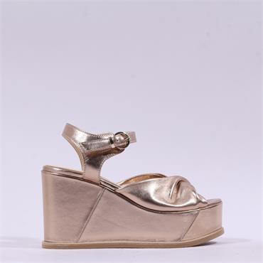 Marco Moreo Buenos Aires Platform Sandal - Rose Metallic